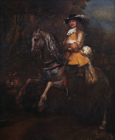 Equestrian Portrait of Frederick Rihel Rembrandt